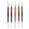 5Pcs Dental Gracey Curettes Curette Hand Scaler Universal Surgical Instrument