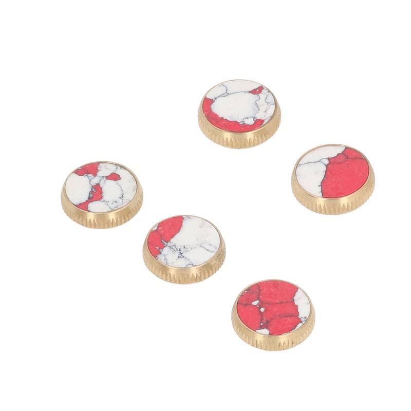 5Pcs Trumpet Finger Buttons Valve Caps Cover Replacement Maintenance Accessories