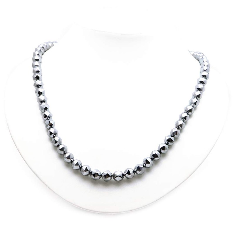 GOLD STONE Terahertz Mineral Necklace, 0.3 inches (8 mm), Star
