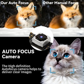 Accum 8MP USB Kamera Modul,Autofokus Leuchtverwandte Kamera für Laser Gravur,2448P 30fps USB Webcam mit Mikrofon,FOV62 Grad Weitwinkel für 3D Drucker, Home Überwachung, Himbeer PI, PC.