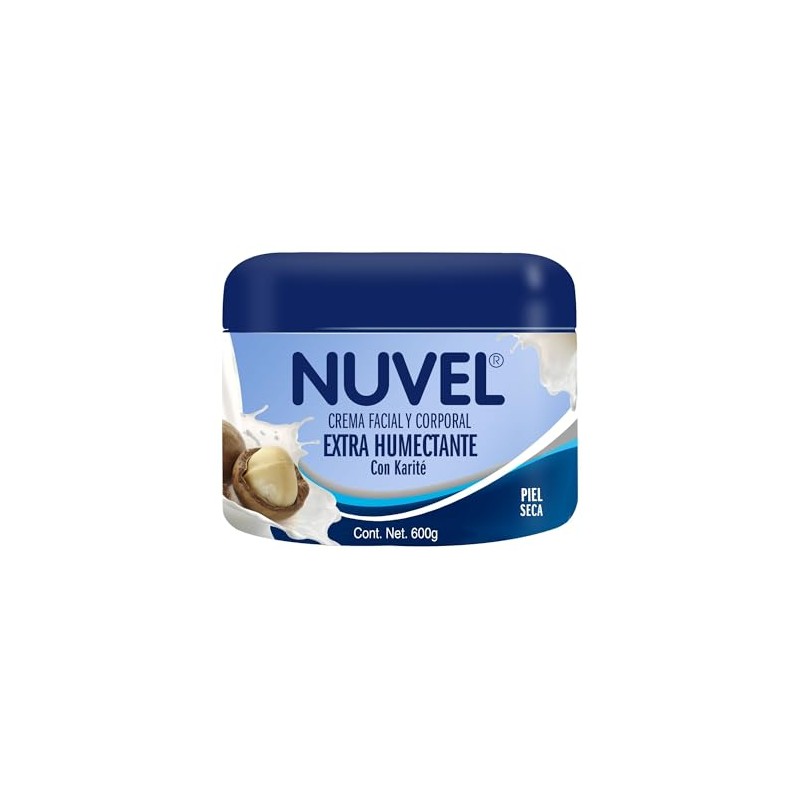 Nuvel Crema Corporal Humectante para Piel Extra Seca con Manteca