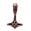Kiss of Leather Dainty Thor's Hammer Pendant Bronze No. 59,
