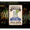 schilderkreis24 Funny Alcohol Saying "Jeder sollte an etwas. Saufen" Decorative