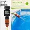 Unbranded Digital Water Flow Meter 3/4" Hose Water Meter Consumption