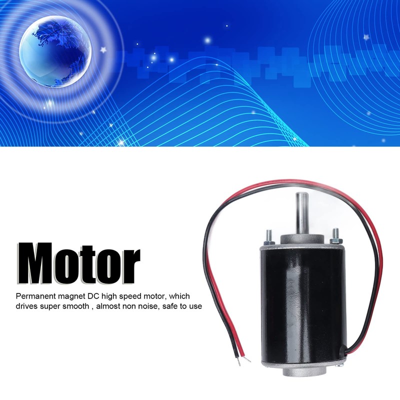 DC Motor 12V 3500RPM Permanent Magnet High Speed Electric Motor