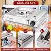 MOZODAWN Dual Fuel Camp Stove with Butane and Propane Compatibility,