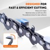Hipa 12 Inch Chainsaw Chain 3/8" LP Pitch 043" Gauge