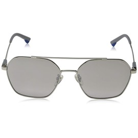 Police Men's Vibe 2 Sunglasses, Shiny Palladium/Grey, One Size