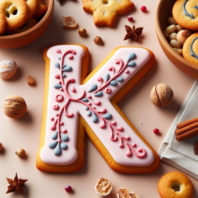 Alphabet Letter K 3 Inch Cookie Cutter from The Cookie