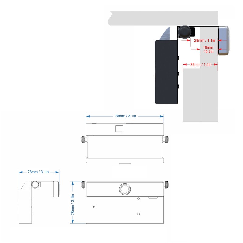 Fingerprint Cabinet Lock Safety Anti Theft Smart Keyless Drawer Wardrobe