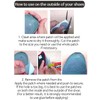 Circle and Square Shape Shoe Hole Prevention Repair Patches/Inserts for