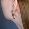 Universal EZback Earring Backs Soft Clear Silicone and 14k White