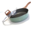 YYJINGYOU Nonstick Frying Pan Skillet with Lid, Omelette Pan, Induction