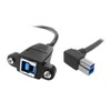 chenyang Printer Cable,USB 3.0 Type B Male to Female 90