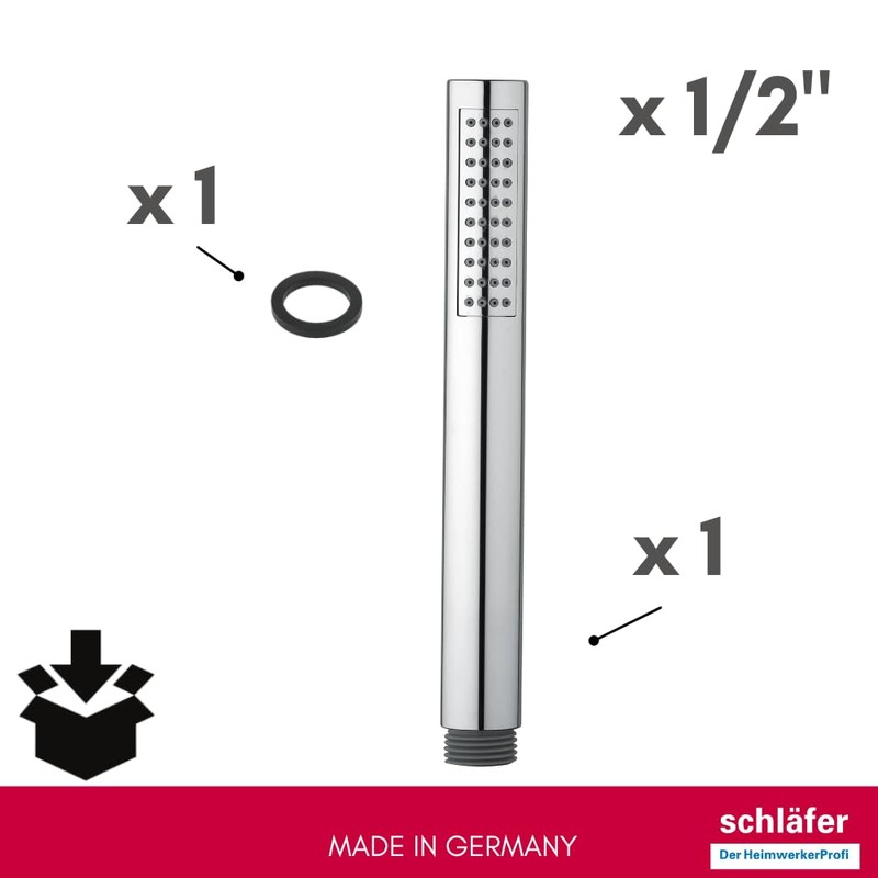 Schläfer | 1303200 - Hand Shower Chrome-Plated, 1 Jet Type,