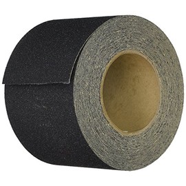Safe Way Traction 4" x 30' Foot Roll Black Abrasive 80 Grit Anti Slip Non Skid Safety Track Grip Tape 3100-4-30 NFSI Certified for “High Traction”