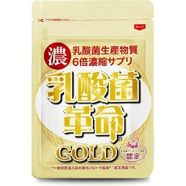 Revolution of Lactic Acid Bacteria GOLD (High Formulation of Lactic Acid Bacteria), 16 Kinds of Lactic Acid Bacteria, Water Soluble Dietary Fiber Inulin, Certified by the Japan Intestinal Flora