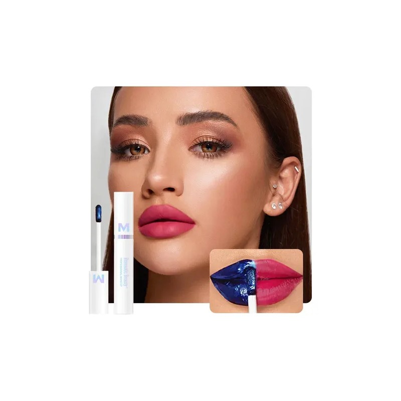 Barra De Labios 3d Mate De Larga Duración Con Acabado