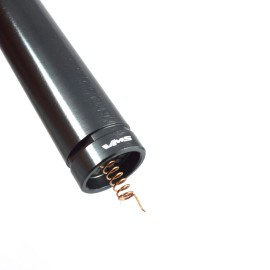 V M S Racing Anti-Theft Gunmetal Orange Tip 50 Caliber Bullet Short Antenna For Jeep Wrangler