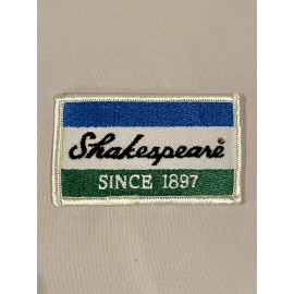 Shakespeare NEW Vintage Shakespeare Since 1897 Patch Iron/Sew On Fishing Angler Rod Reel