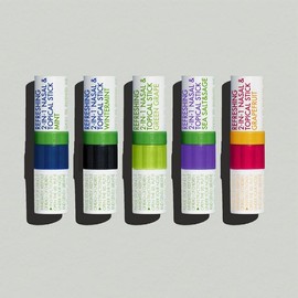 Herb Island 2 in 1 Nasal Stick Inhaler, Natural Eucalyptus&Peppermint Essential Oil Aromatherapy Sticks for Breathing, Fatigue Relief & Mental Clarity Aromatic Stress Healthcare Healthy Wellness:_Five Flavor Bundle (5-Pack)