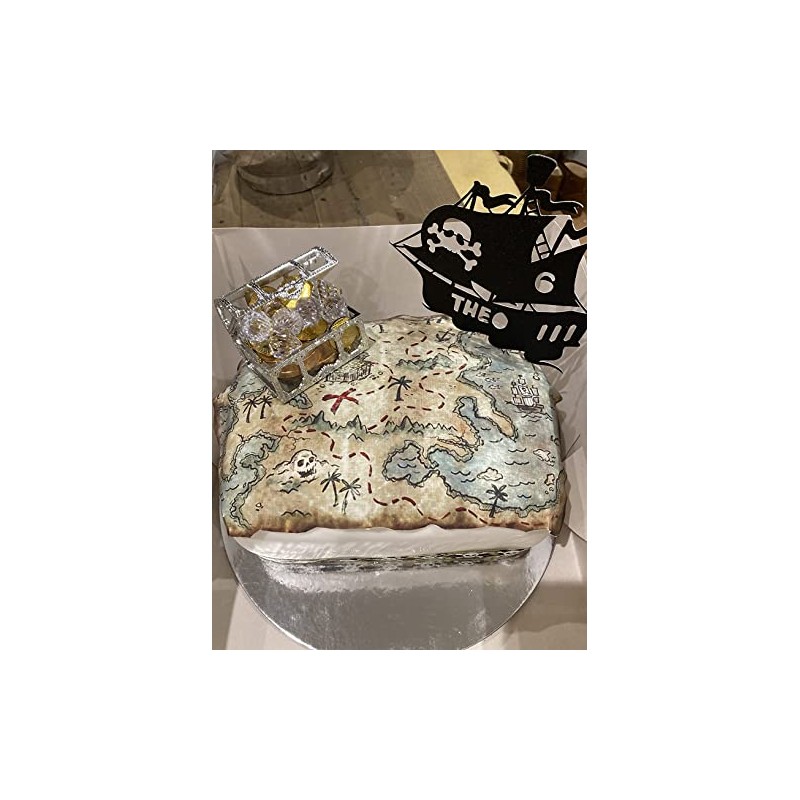 NEW Pirate Party Pin The Flag Treasure Map Children Kids