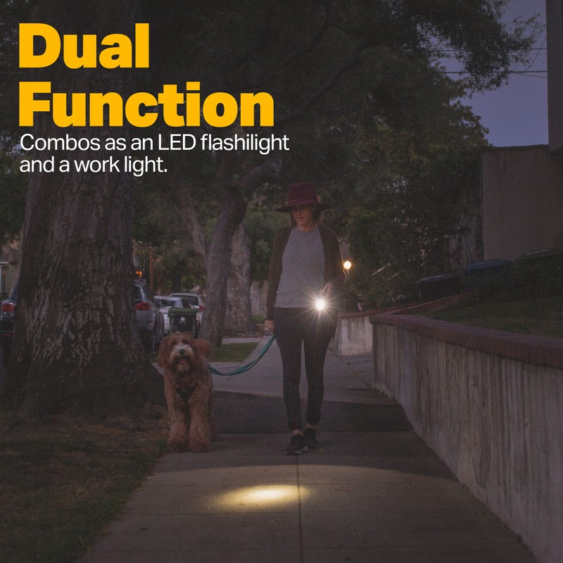 LUXPRO Utility 537 Lumen LED Flashlight and Work Light, LP485