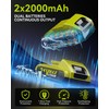 Cordless Drill, 21V Power Drill with Dual 2.0Ah Power Pack