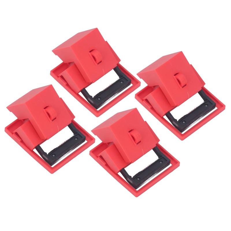 4Pcs Circuit Breaker Lockout Device Set Clamp On Single Pole