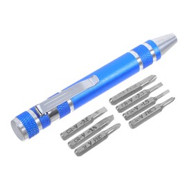 GANAZONO Portable Screwdriver Set Lightweight Aluminum Alloy Multi-functional Tool for Repairs Projects and Eyeglass Maintenance Compact Screwdriver Kit