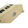 Speed mao Wooden Offering Box-Style Coin Bank for Home Decor