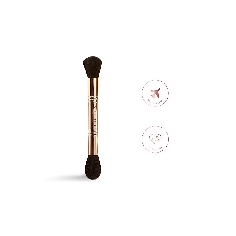 Double-Ended Sculpting Duo Makeup Brush from Sculpted by Aimee -
