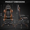 GTRACING Gaming Chair with Footrest, Ergonomic Computer Game Desk Chair,