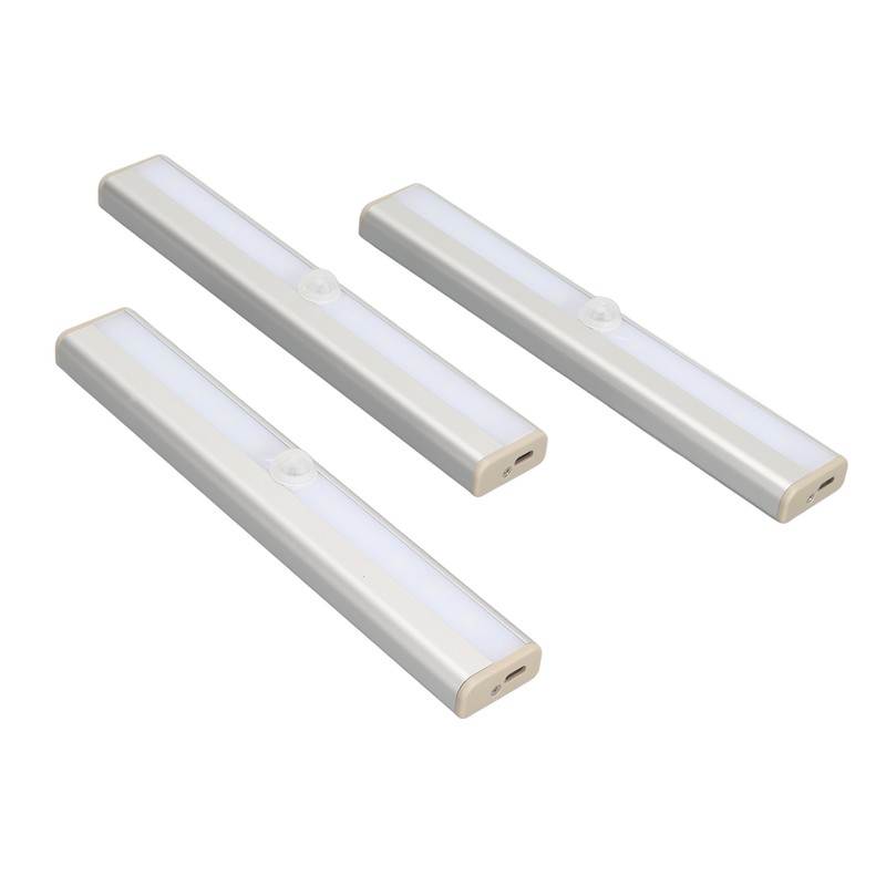 3Pcs Wireless Motion Sensor LED Lights Automatic On and Off