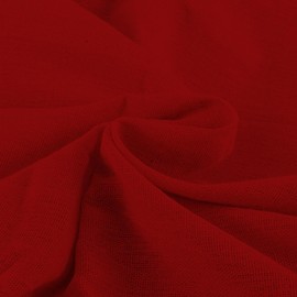 Natural Cotton Linen Cloth Plain Fabric Pure Color Linen Fabric Linen Fabric Plain Clothing Home Decor Pillow, Sofa, Table Cloth, Craft Parts [Length 3.8 ft (1 m) 2 m 3 m 4 m Width 155 cm] (1m, Red)