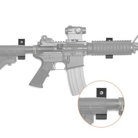 DONGKER 2PCS Gun Rack Wall Mount,Gun Hooks Folding Shotgun Hooks Hangers for Indoor Gun Sword Airsoft Bow Hanging Storing