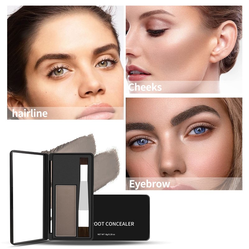 Boobeen Multipurpose Hairline Shade Powder Set, Root Touch Up Powder,