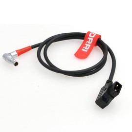 DRRI 2 Pin Reverse Right Angle to Dtap Power Cable for Zacuto Gratical Eye viewfinder