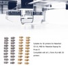 52Pcs 3D Printer Nozzle Stainless Steel Brass with Cleaning Tool