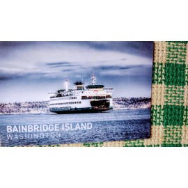 BEAUTIFUL POST CARD FERRY CROSSING BAINBRIDGE ISLAND WASHINGTON