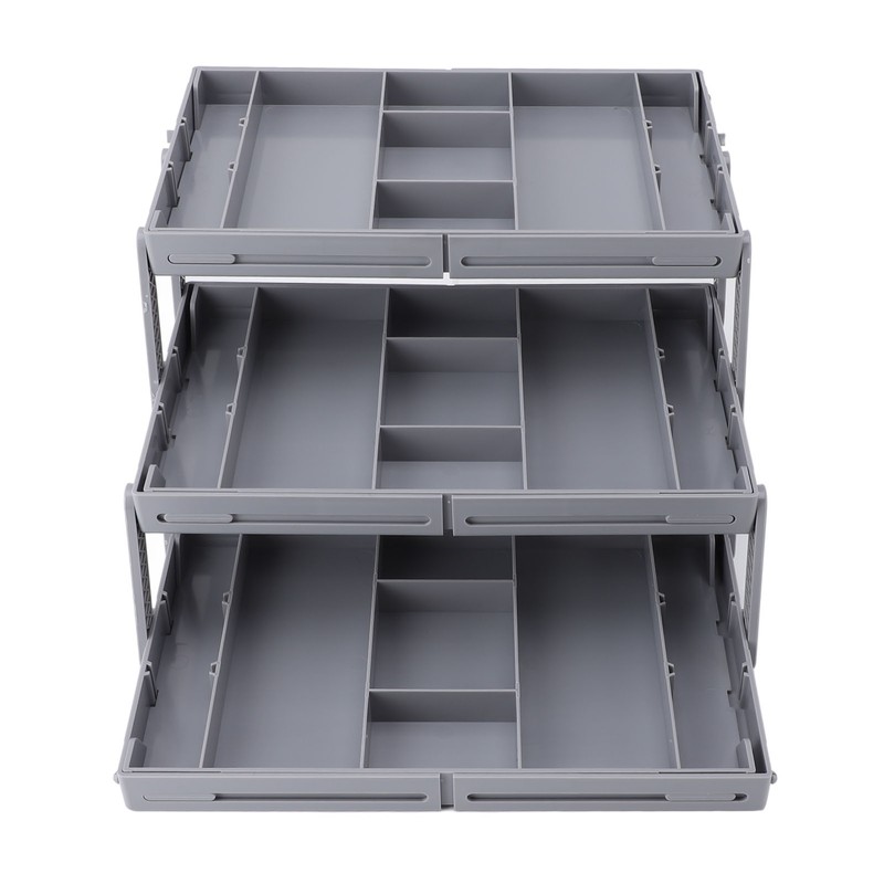 Drawer Organizer Single Row Expandable Folding Jewelry Organizer Tray Earring