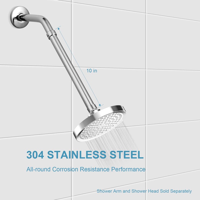 OFFO Shower Head Extension Arm, 25.4cm(10 Inches) Shower Arm Extension