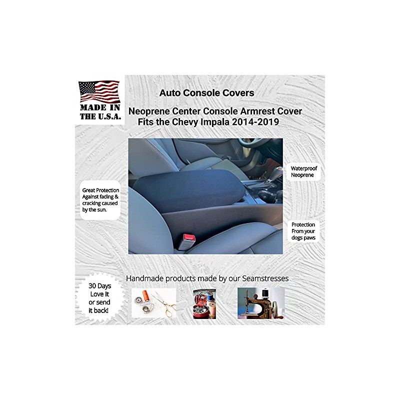 Auto Console Covers- Fits The Chevy Impala 2014-2019 Center Console
