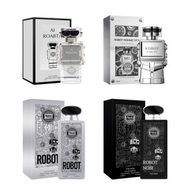 Hybrid & Company Mens 4 Pcs Robot Ai For Men Homme City Eau De Perfum Vaporisateur Natural Spray