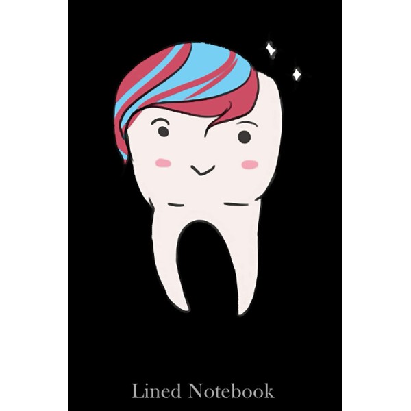 adorable cute tooth Classic Lined Notebook: Blank Lined Dental Notebook