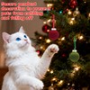 Hysagtek 120 Pcs Christmas Velvet Ornament Strings - Adjustable Ornament