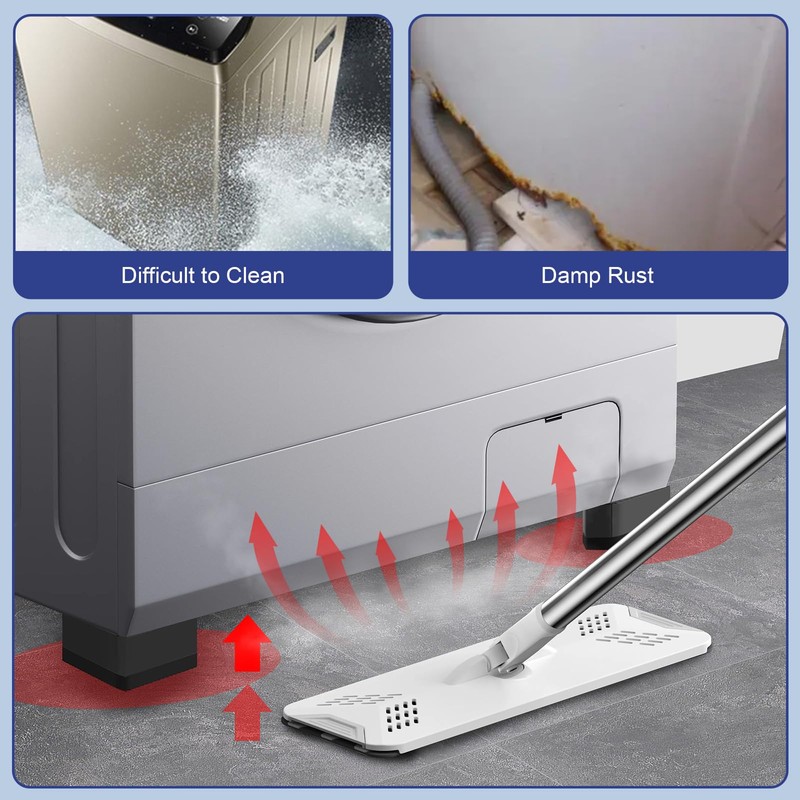 4Pcs Anti Vibration Pads for Washing Machine, Stops Washer Dryer