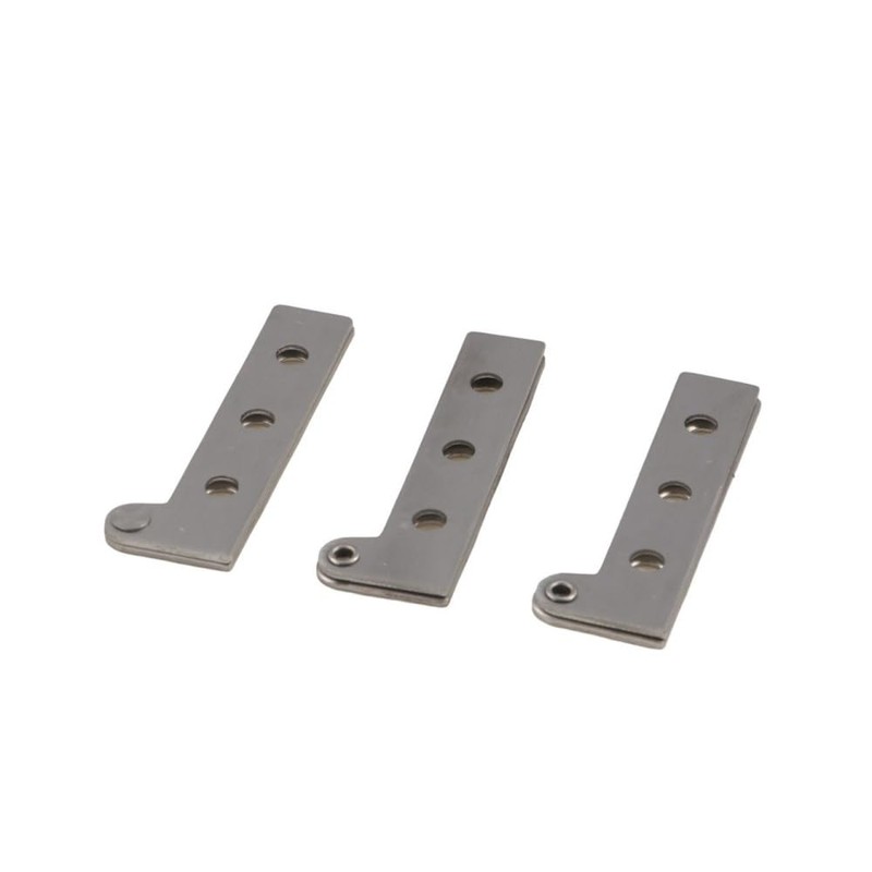 6Pcs Stainless Steel Connector Hidden Door Hinge, 360 Degree Rotatable