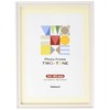 Nakabayashi F-TMS-411-W Two-Tone Photo Frame, A4/B5 White