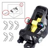 10Pcs Brake Pad Caliper Replacement Compatible with Shimano Compatible with